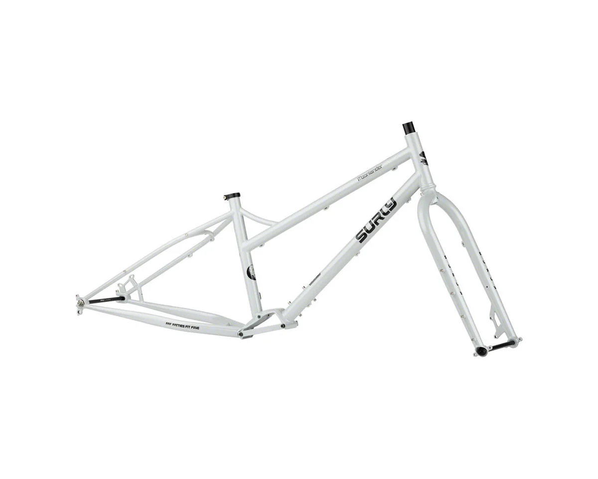 Surly Moonlander Fat Tire Mountain Bike Frameset (Lunar Dust Grey) (S)